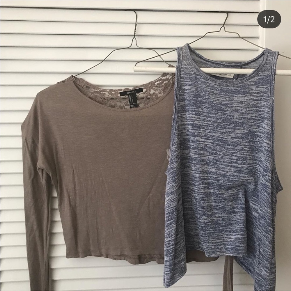 Backless shirts